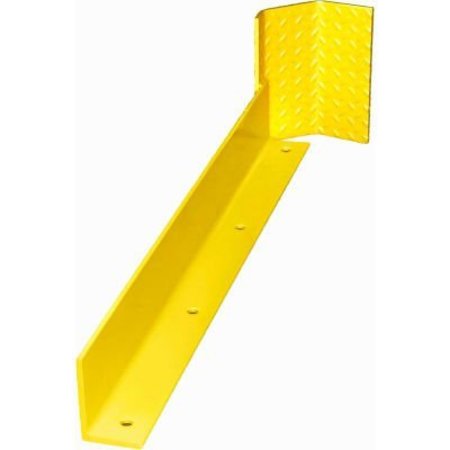 BLUFF MFG Bluff 52" Rack Guard, RG52L, Left Side, Yellow RG52L-YLW